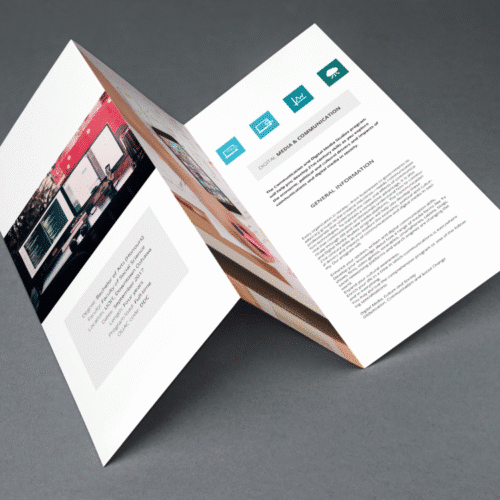 Tri Fold Brochures - 100lb Gloss Text