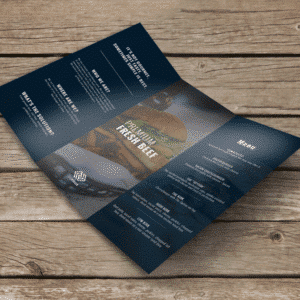 Tri Fold Brochures - 100lb Gloss Text