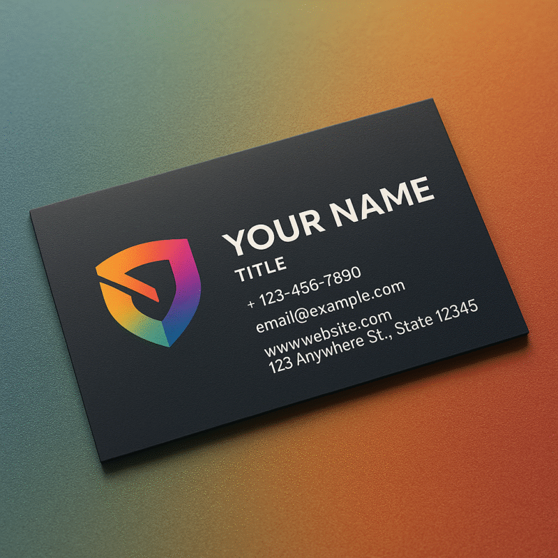 Luxury Laminated Business Cards (18 pt)