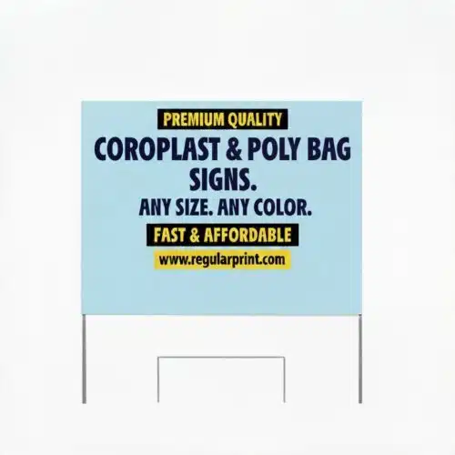 Polybag Signs
